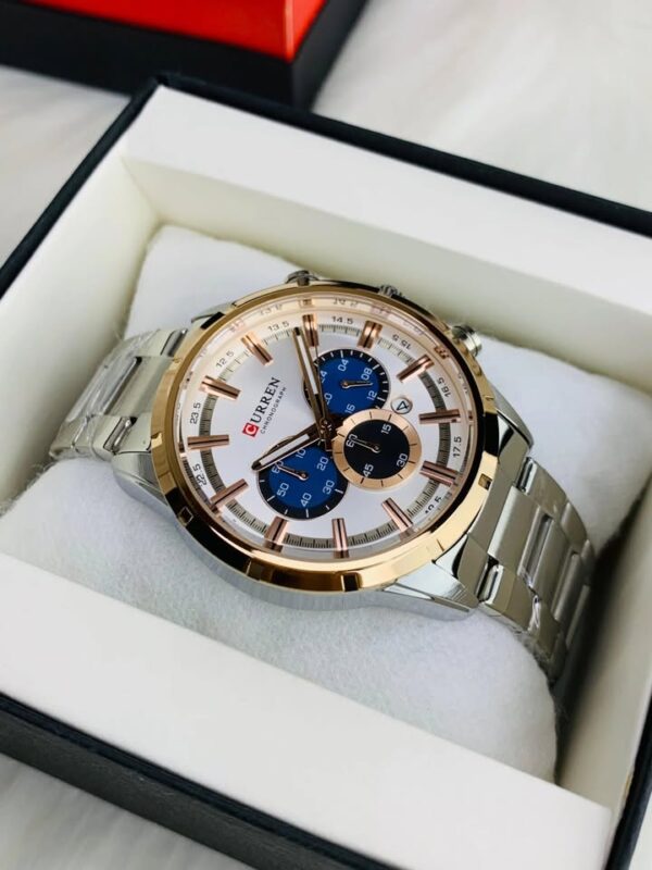 Reloj Curren 8355 Plateado Cobre