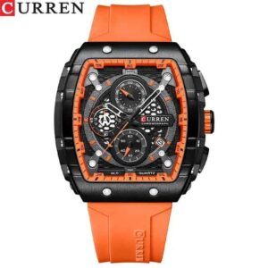 Reloj Curren 8442 Silicona Naranja