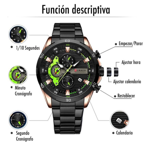 Reloj Curren 8402 Negro