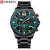 Reloj Curren 8395 Negro Verde