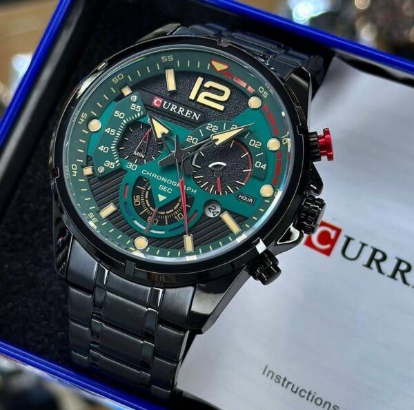 Reloj Curren 8395 Negro Verde