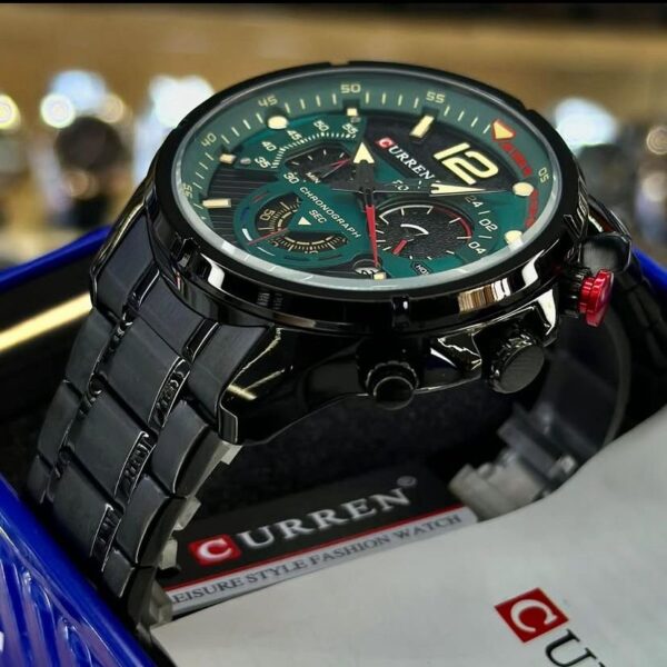 Reloj Curren 8395 Negro Verde