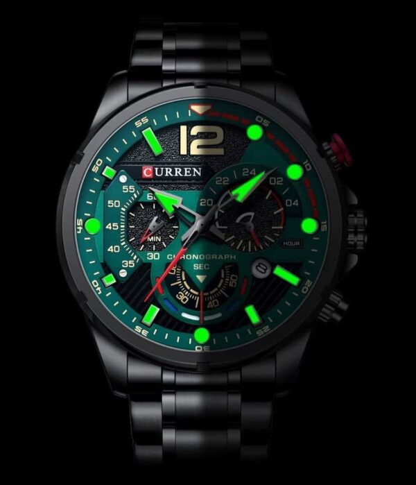 Reloj Curren 8395 Negro Verde