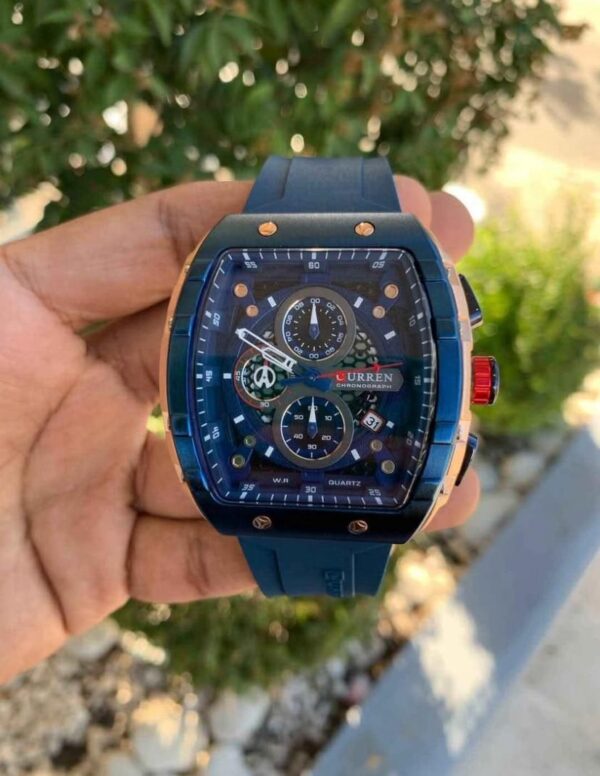 Reloj Curren 8442 Silicona Azul