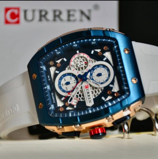 WhatsApp Image 2025-07-10 at 10.13.10 AM (2) Reloj Curren 8442 Silicona Blanco