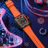 Reloj Curren 8442 Silicona Naranja