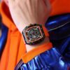 Reloj Curren 8442 Silicona Naranja