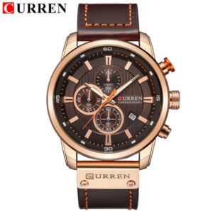 Reloj Curren Original 8291 Marrón Para Hombre