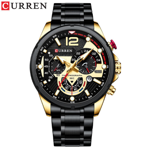 Reloj Curren 8395 Negro Dorado