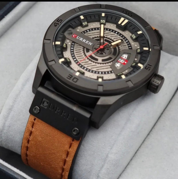 Diseño sin título (18) Reloj Curren 8301 Marrón en cuero