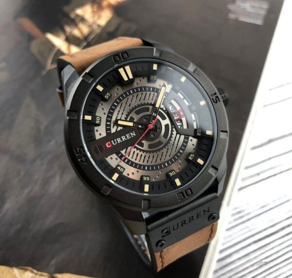 WhatsApp Image 2026-04-22 at 11.51.23 AM (4) Reloj Curren 8301 Marrón en cuero