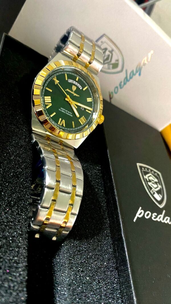 WhatsApp Image 2026-04-24 at 10.01.49 AM Reloj Poedagar Original Bicolor en acero para hombre