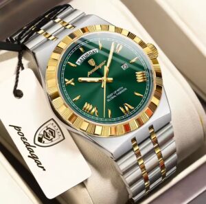WhatsApp Image 2026-04-24 at 10.05.10 AM Reloj Poedagar Original Bicolor en acero para hombre