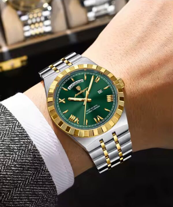 WhatsApp Image 2026-04-24 at 8.54.33 AM Reloj Poedagar Original Bicolor en acero para hombre